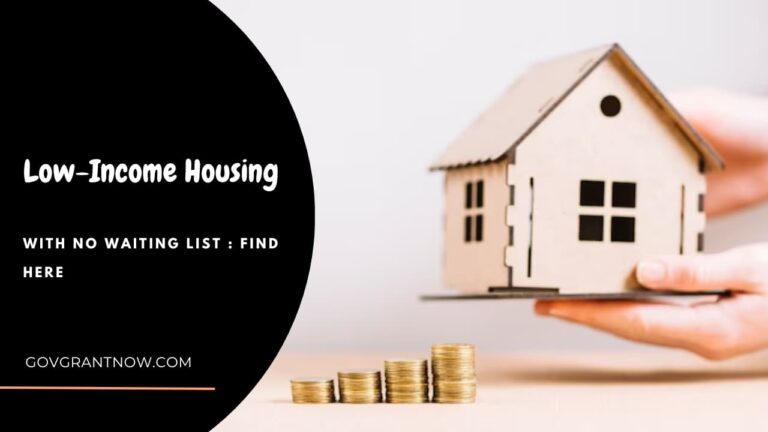 Low-Income Housing with No Waiting List