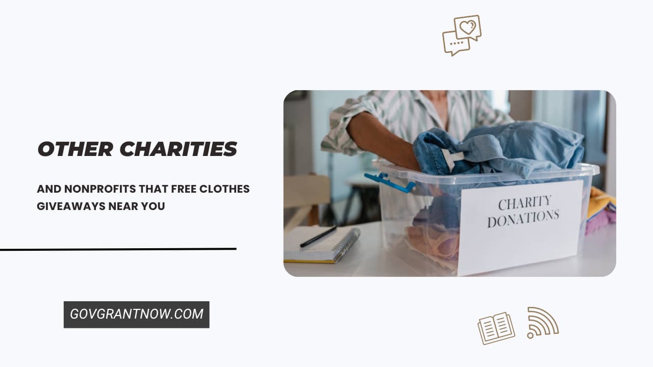 Charities and Nonprofits That Free Clothes Giveaways Near You