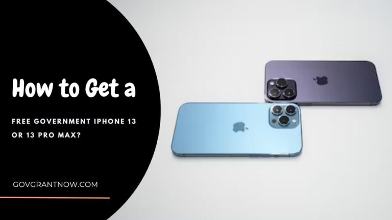 Free Government iPhone 13